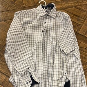 Men's Blue Checkered Shirt
